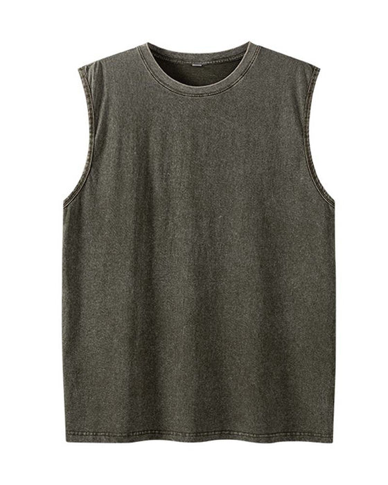 Camiseta sin mangas, estilo hip hop holgado