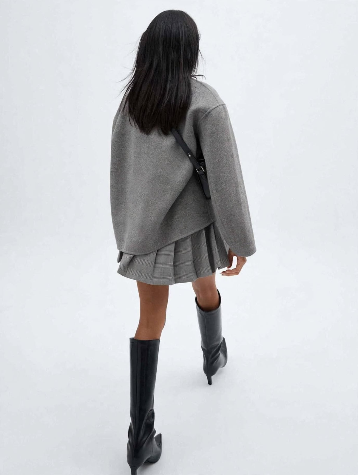 Chaqueta abotonada extragrande
