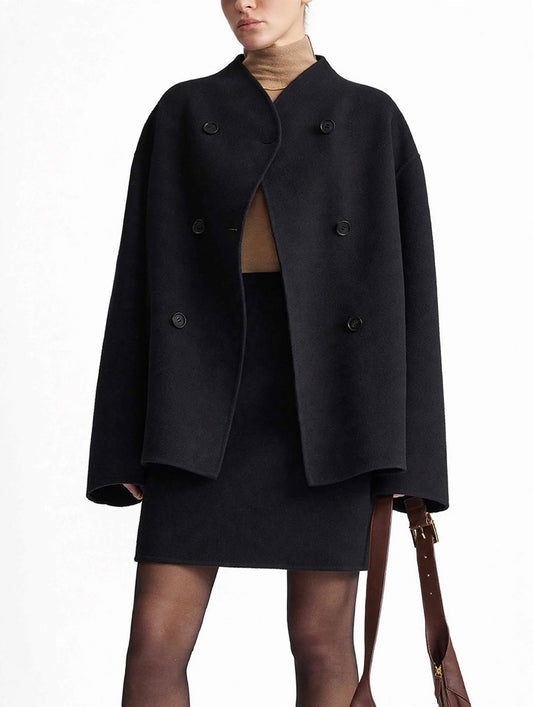 Chaqueta abotonada extragrande