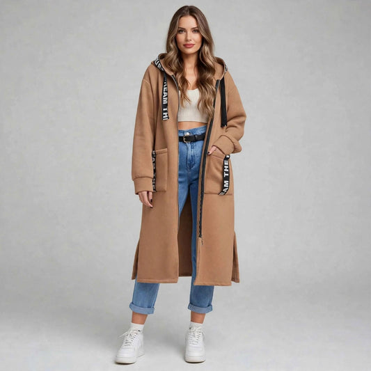 Sudadera con capucha extragrande para mujer