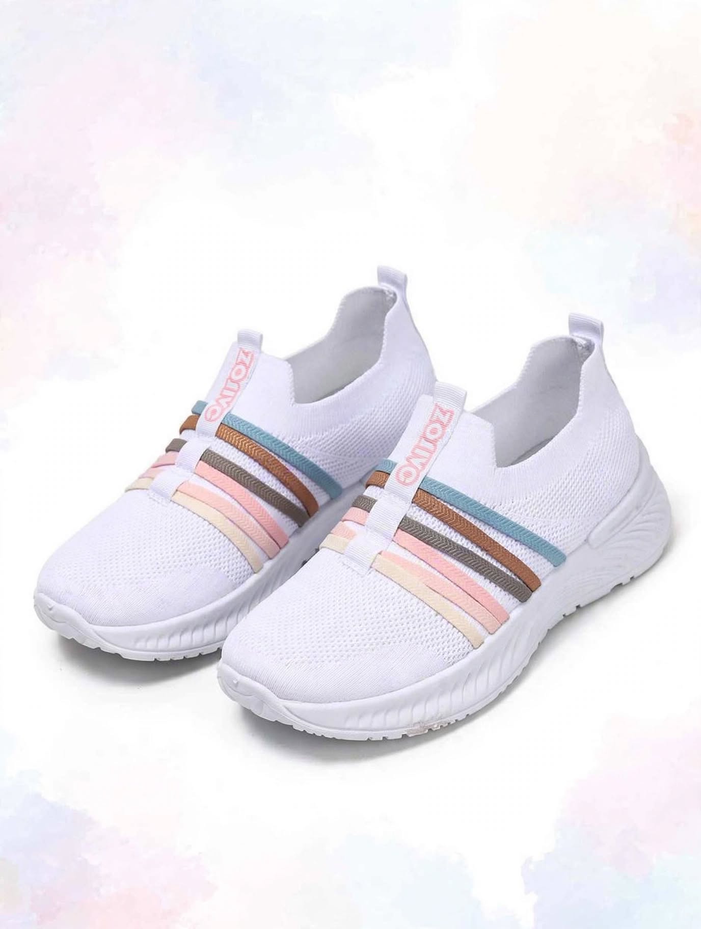 Zapatillas sin cordones de malla transpirable para mujer: ligeras, cómodas y perfectas para el día a día