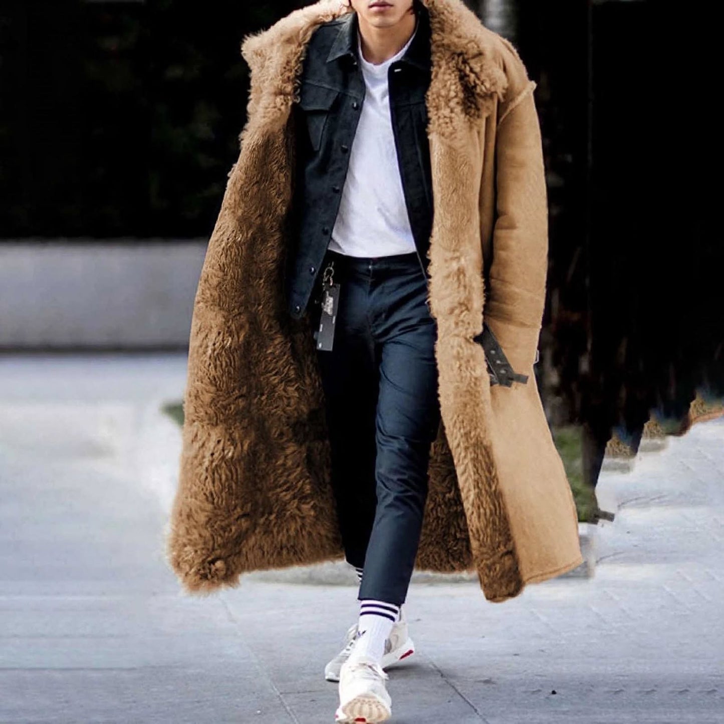 Chaqueta de felpa para hombre
