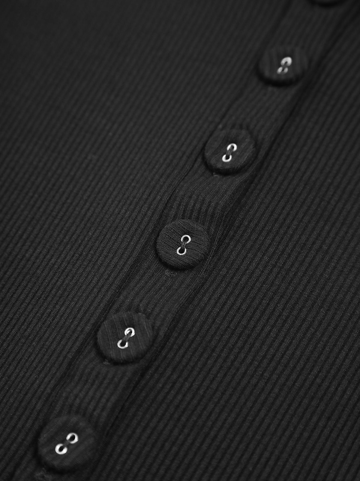 Camisa corta de manga larga con botones