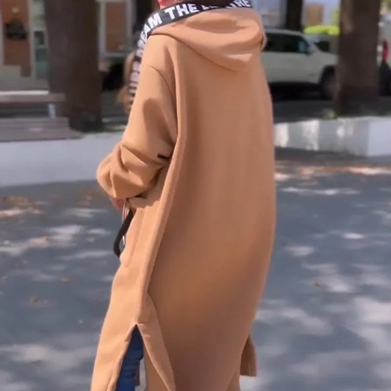 Sudadera con capucha extragrande para mujer