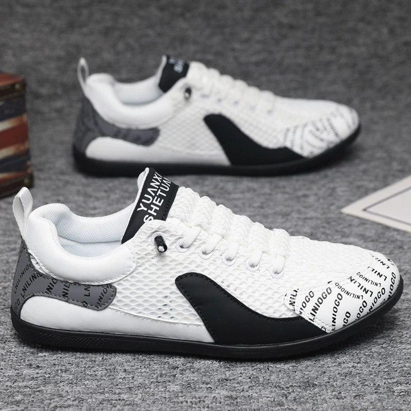 Zapatillas casuales ligeras y transpirables para hombre: parte superior de malla, versátiles y cómodas para el trabajo, el uso diario y los días cálidos