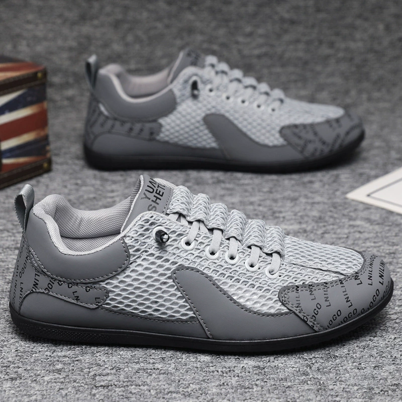 Zapatillas casuales ligeras y transpirables para hombre: parte superior de malla, versátiles y cómodas para el trabajo, el uso diario y los días cálidos