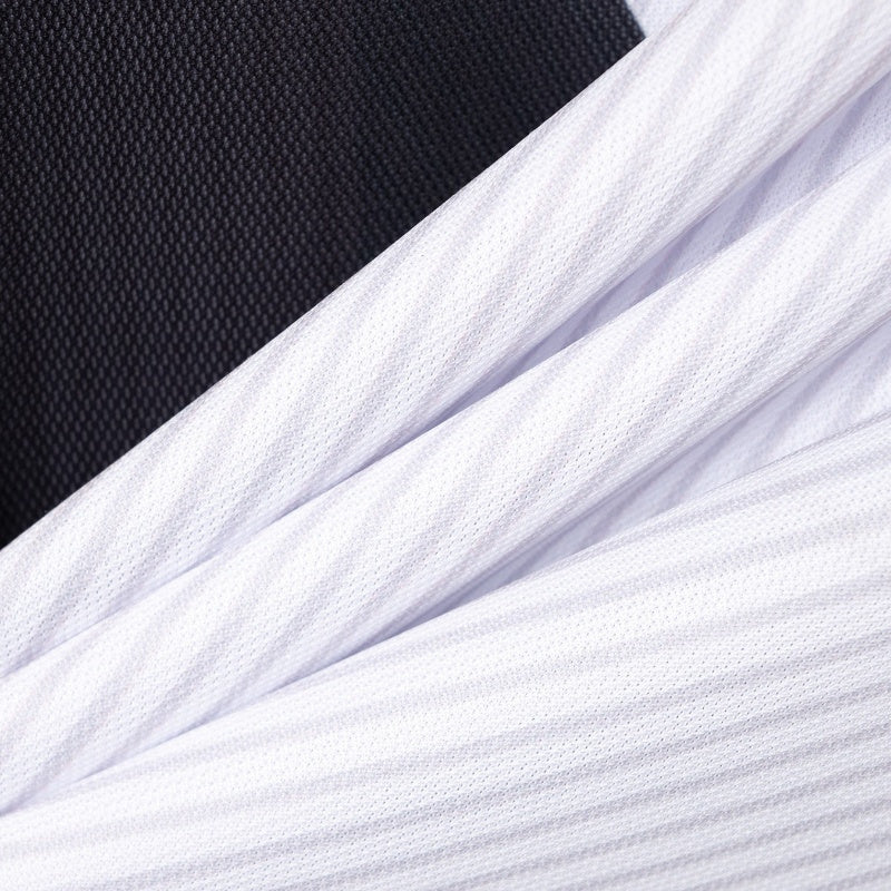 Camiseta moderna y transpirable con cremallera de un cuarto para hombre.